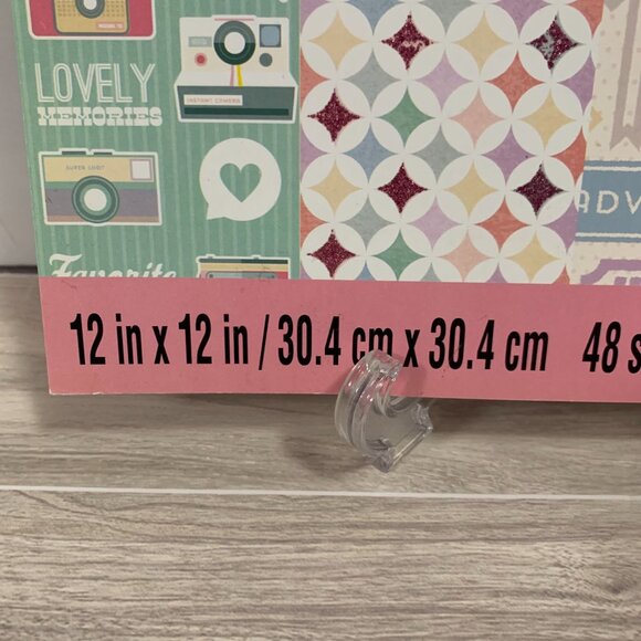 Recollections "Candy Retro" 12x12 Paperpad 48 Sheets Diner Cardstock Papercrafts - Picture 3 of 16